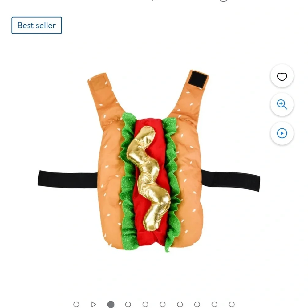 CL hotdog costume for dogs